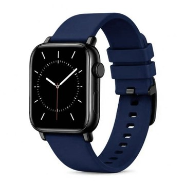 Apple Watch專用 悠遊卡官方授權認證晶片 防水矽膠悠遊卡錶帶_Simple品味款(多規格多色) 44/45/46/49mm 錶殼適用-淺灰