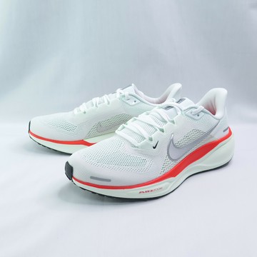 NIKE FD2722115 Air Zoom Pegasus 41 男慢跑鞋 白銀亮紅【iSport愛運動】