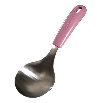Siligarden 韓國製造不鏽鋼迷你烹飪湯勺  22 x 8cm  1個  粉色