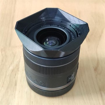 自制適用于佳能CANON RF24-50mm F4.5-6.3 IS STM 鏡頭方形遮光罩