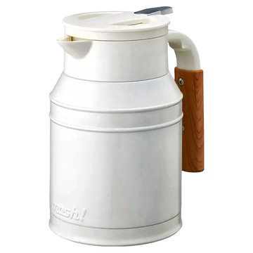 Doshisha 日本mosh! 牛奶不鏽鋼魔法桌上保溫保冷壺  白色  1個