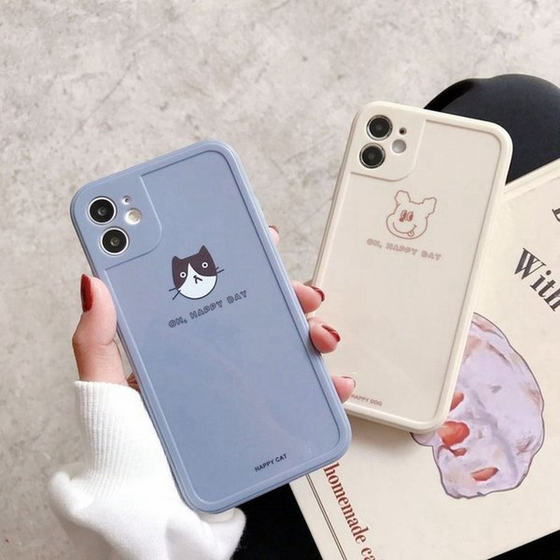 Iphone12 ケース Iphone12pro ケース Iphone11 ケース Iphone Se Mini 12promax ケース スマホケース 韓国 かわいい 動物 北欧 猫 ネコ 犬 イヌ アクセサリー 通販 Lineポイント最大get Lineショッピング