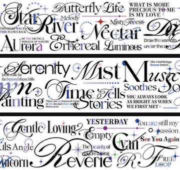 落幕 紙膠帶 合成紙 切膜 星光膜閃砂 5米卷