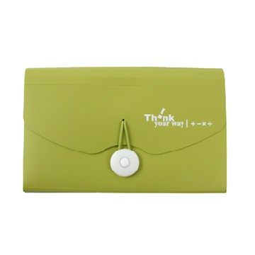 DATABANK迷你12層風琴夾/MI-12-27A-G/綠