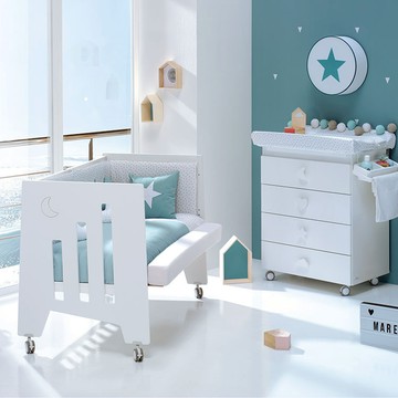 西班牙 ALONDRA｜五合一全能嬰兒床配件 邊床套件