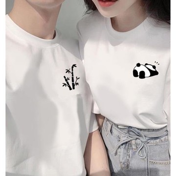 2023新款情侶裝夏季很仙的t恤重磅厚實純棉小眾設計情侶全棉短袖