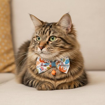 熱帶雨林款 樹懶 大嘴鳥 蝴蝶結寵物裝飾項圈 貓咪 小型犬 迷你犬