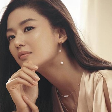 梨花HaNA  韓國藍色大海的傳說全智賢珍珠串飾鎖骨鍊