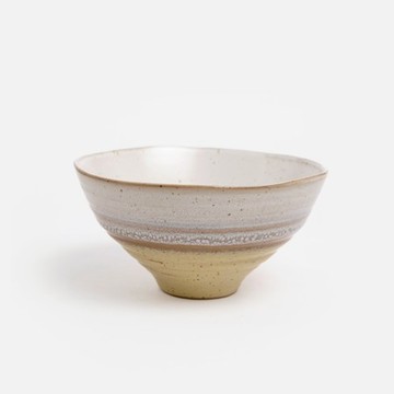 艾禮思陶瓷碗13.9cm 彩紋米棕