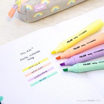 MILAN | 粉嫩馬卡龍螢光筆組