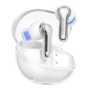SOunDPEATS Clear 藍牙耳機  透白色