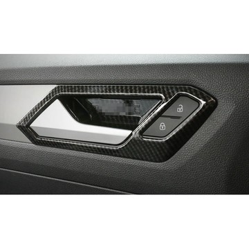 ~歐力斯~福斯 VW 21-26年 T-ROC TROC 內門碗 內門拉手 內把手框 內門把手框 內拉手框 碳纖維紋