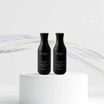 杜拜 Hairplexx 輕奢黑曜魚子洗護組合 300ml