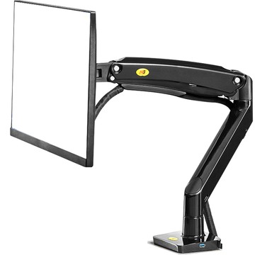 NORTH BAYOU 高承重單臂顯示器支架 F100A-B  金屬黑  1個