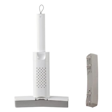 FaSoLa 多功能 Mini 桌面 玻璃 小拖把組 FA-YF-318A 白色  小拖把28 x 15 x 4.7cm 替換頭15 x 3 x 2cm  1組