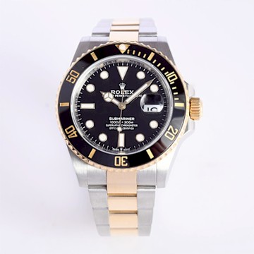 二手品 ROLEX 勞力士 126613LN 半金黑水鬼 41MM 自動上鍊 (含2021年保卡及原廠盒子)