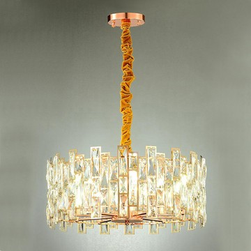 外銷產品玫瑰金水晶吊燈 60CM C80151-10P