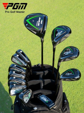 PGM 高爾夫球桿全套男士職業套桿練習球具套裝 鈦金1號木高反彈！