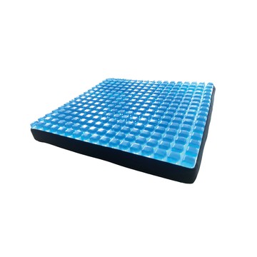 【AngelAid 天使愛】雙層吸壓凝膠坐墊B/涼感透氣/272顆格子GEL