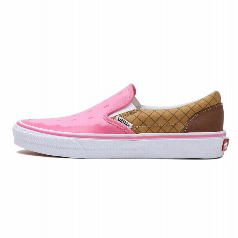 VANS】 ヴァンズ SLIP ON スリッポン V98CF ICC PINK/WHITE 4(22cm ...