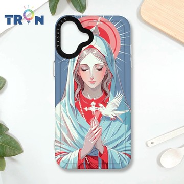 TRON IPHONE 16 PLUS 聖母水彩 MAGSAFE 磁吸 防摔 太空殼 透黑 手機殼