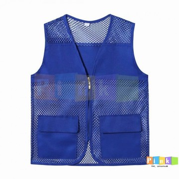 誌願者馬甲定製公益活動服裝夏網紗狀網格黨員義工紅背心印字LOGO