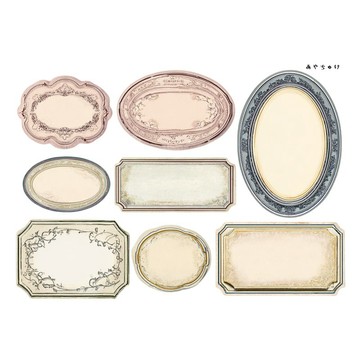 【9 月新品】20-147-0093 裁切紙 幻想復古浪漫喫茶