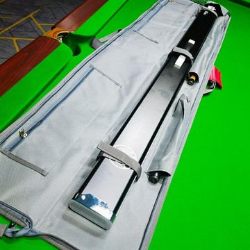 臺球桿盒外包保護套通桿雙槽三槽袋黑八斯諾克密碼箱伯威LP