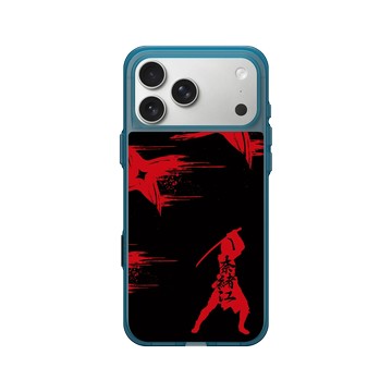 iPhone 17 Pro Max Clear (相機按鈕) 夜幕藍 - Assassin's Creed - Assassin's Creed® Shadows - Naoe silhouette