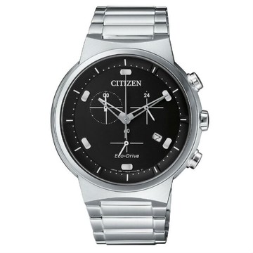 CITIZEN星辰錶 AT2400-81E 運動風三眼光動能腕錶/黑面41mm｜樂天全館特惠中★指定刷卡回饋10%