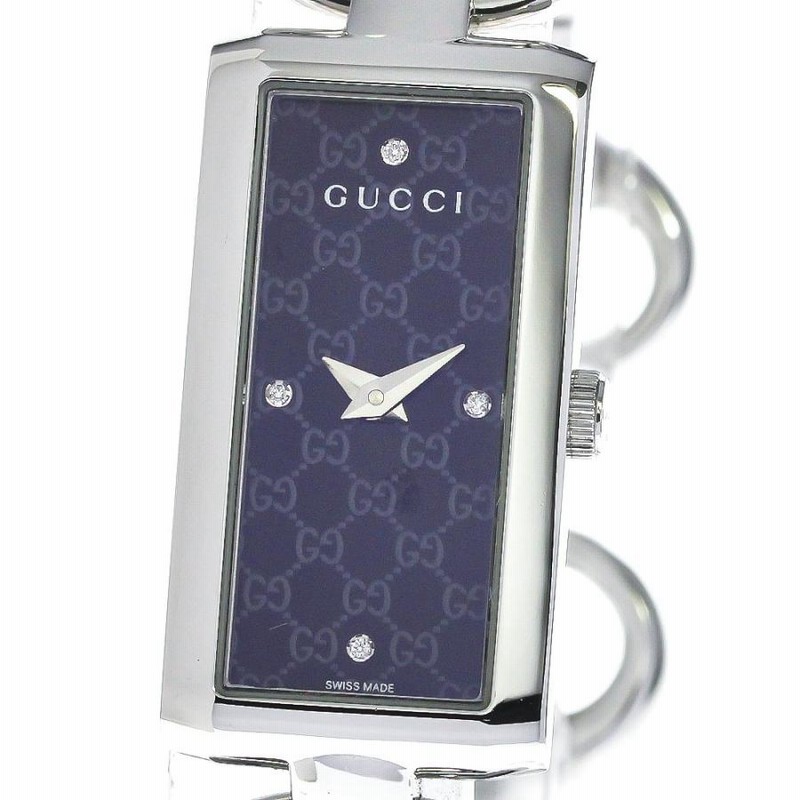 グッチ GUCCI YA119506/119 トルナヴォーニ 4Pダイヤ クォーツ 