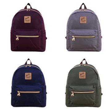 uma hana防水包 u353 素色逛街後背包 素色尼龍後背包 小童後背包