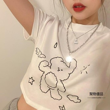 鈦鋼項錬女不掉色輕奢小眾鎖骨錬頸錬【聚物優品】