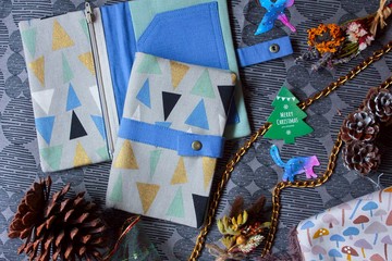 【理想幾何-三角形】護照夾/存摺套/護照套/旅行