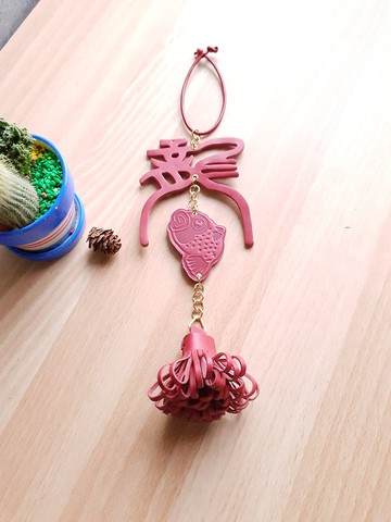 YF122_ 手工文創 DIY 龍年吊飾、春聯、吉祥吊飾、升官發財、擺飾