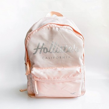 美國百分百【全新真品】Hollister Co 後背包 肩背包 尼龍 運動 背包 書包 HCO 海鷗 粉色 IO58