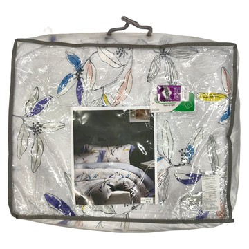 FOCA 吸濕排汗天絲六件式兩用被舖棉床罩組 採用3M專利吸濕排汗藥劑  床罩 + 兩用被 + 枕套  床罩188 x 152cm 兩用被212 x 182cm 枕套75 x 47cm  暮瑤花影