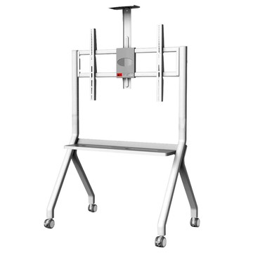 公司貨 免運 快速出貨 支架  人字形電視移動推車落地支架帶輪靜音萬能通用一體機直播教育會議