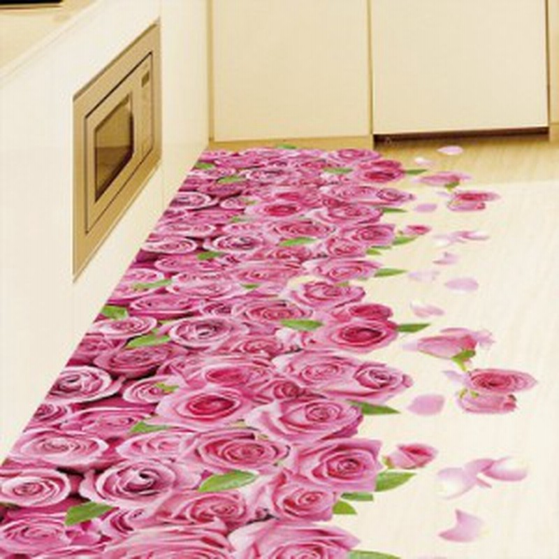 インテリア 雑貨 ウォールステッカー ルームデコ 壁紙デコ 壁紙シール バラ エレガント ラグジュアリー ピンク グリーンモダン ダイニン 通販 Lineポイント最大6 0 Get Lineショッピング