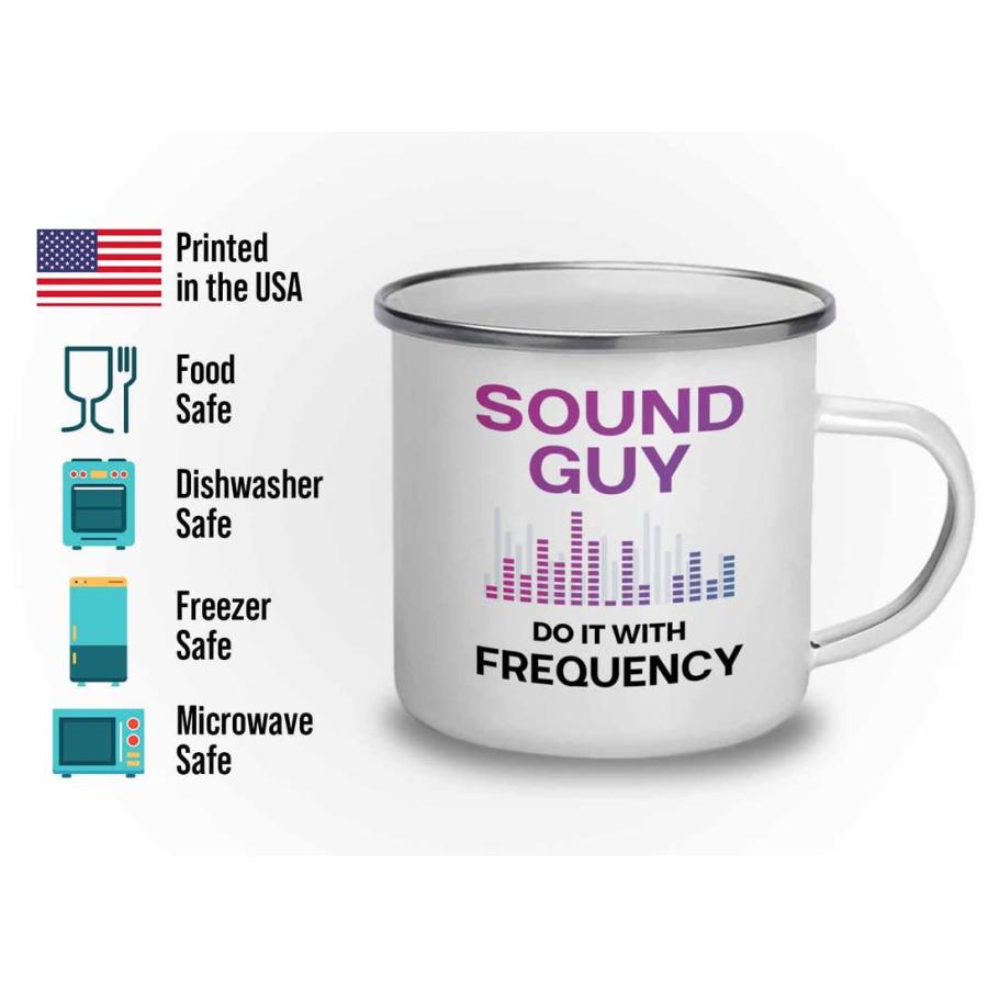 Flairy Land Audio Engineer Camper Mug 12oz   Sound Guy   Audio E 並行輸入品