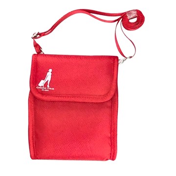 旅行玩家 旅行多功能斜背包 600D厚 聚酯纖維  15 x 3 x 19cm  紅色  1個