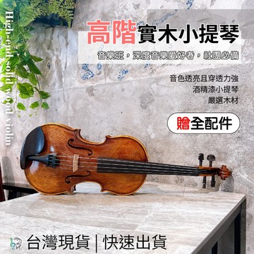 【巴哈樂器】高階實木小提琴．4/4 隨機出貨 音樂班．深度音樂愛好者，社團必備，全新小提琴 實木小提琴 現貨贈11項好禮