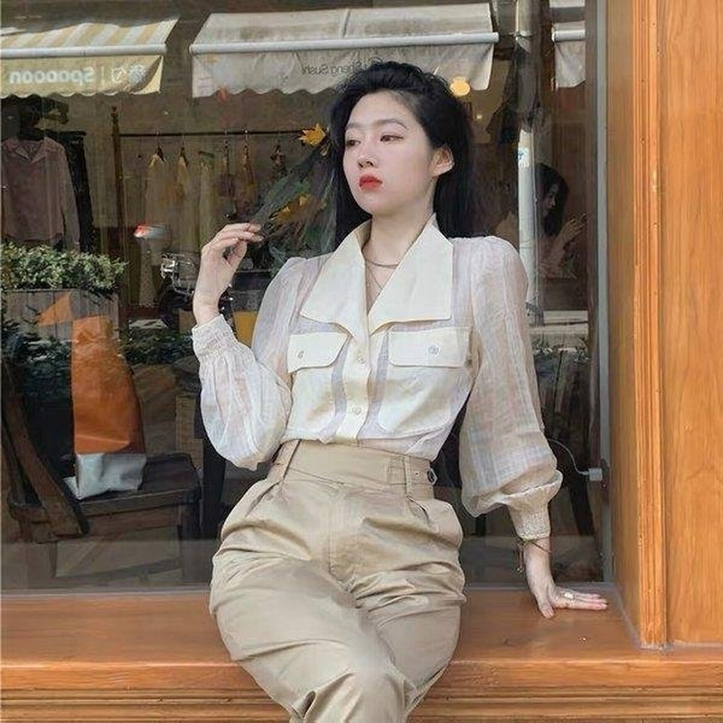 シャツブラウス リボン 長袖 レディース ビジネス ママ オフィスカジュアル 通販 Lineポイント最大get Lineショッピング