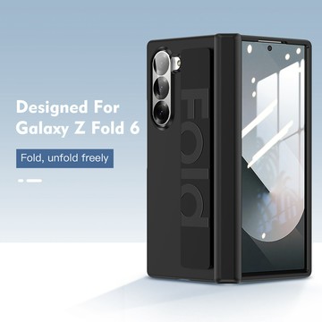 現貨》德係折疊屏防摔殼 適用三星 Galaxy Z Fold8U手機殼Fold7/6/5腕帶中軸鉸鏈全包摺疊屏防摔保護套