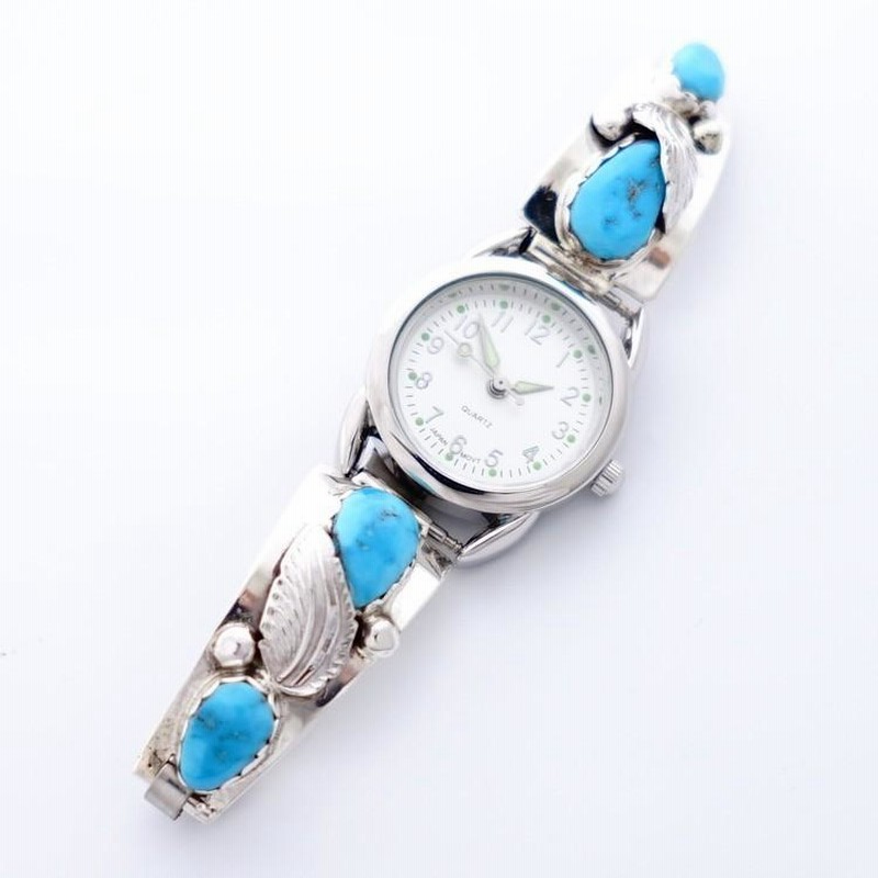 TINO USA インディアンジュエリーウォッチ腕時計 イーグルシルバー