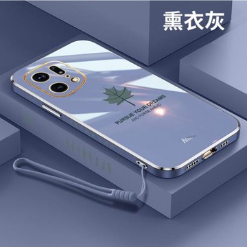 適用oppofindx5pro手機殼個性楓葉新款潮牌findx5保護套簡約軟殼網紅男女鏡頭全包超薄硅膠x5天璣版高檔奢華