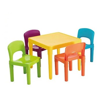 【Hi-toys】現貨  寶貝繽紛桌椅組(台灣製)