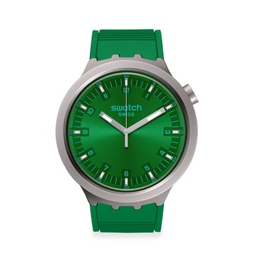 Swatch FOREST FACE 大錶面手錶/男錶/女錶/瑞士製造 SB07S101 (47mm)【官方旗艦店】