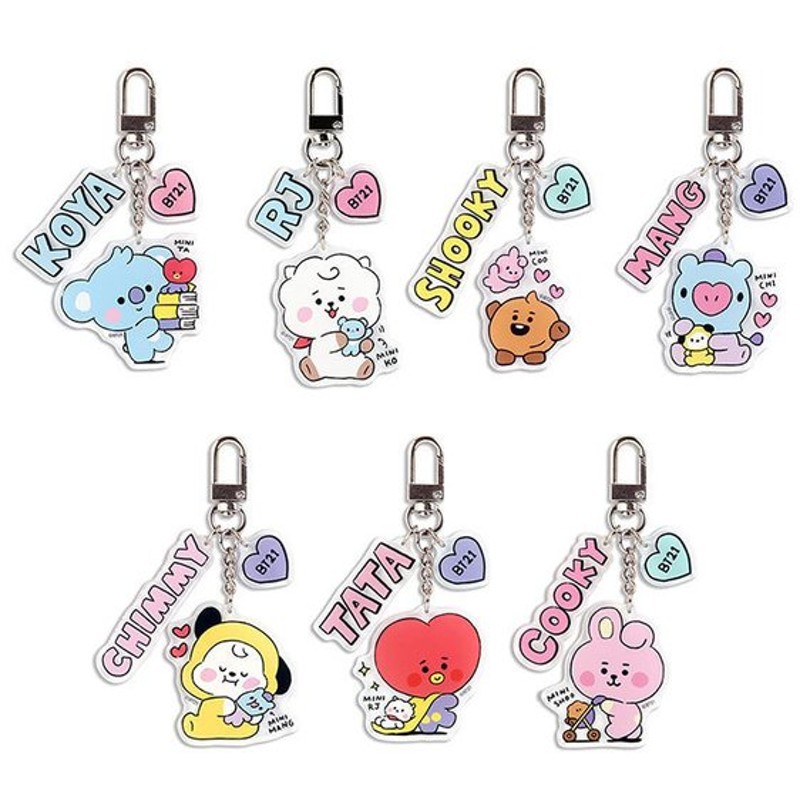 Bt21 防弾少年団 Bts バンタン キーリング キーホルダー グッズ キーチェーン アクセサリー 飾り おしゃれ 小物 飾り 人気 可 愛い 女の子 男の子 小学生 中学生 通販 Lineポイント最大get Lineショッピング