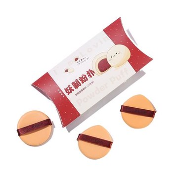 妖制 皮面粉撲(三入組)